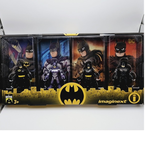 Imaginext Other - Imaginext DC Super Friends Batman 85th‎ Anniversary Multipack 4 Figure Set NEW